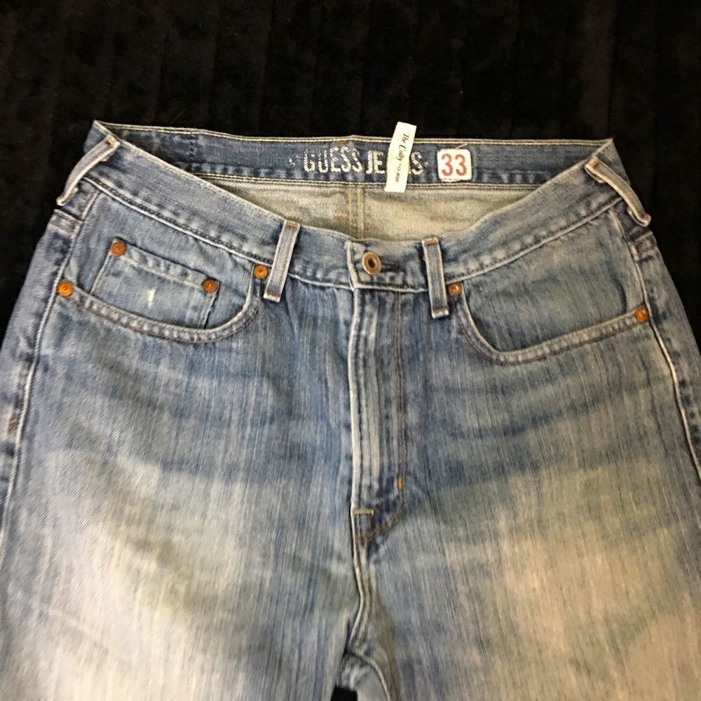 GUESS DISTRESSED DENIM  - Picture 2 of 7
